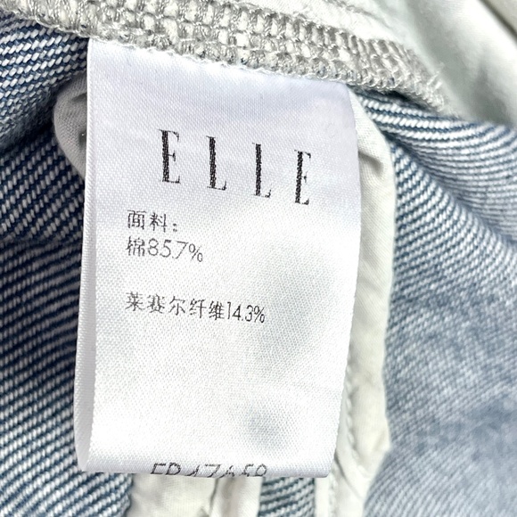 Elle Long Denim Slit Maxi Flare Skirt Womens XL Y2K Western Prairie Festival - Picture 11 of 12